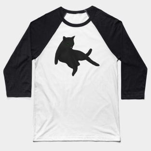 Cat Lounging Baseball T-Shirt